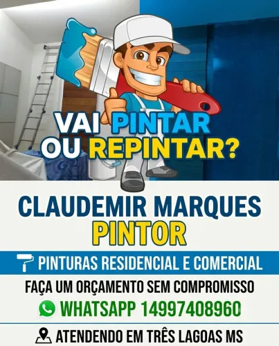 PINTOR PINTURA RESIDENCIAL E COMERCIAL 