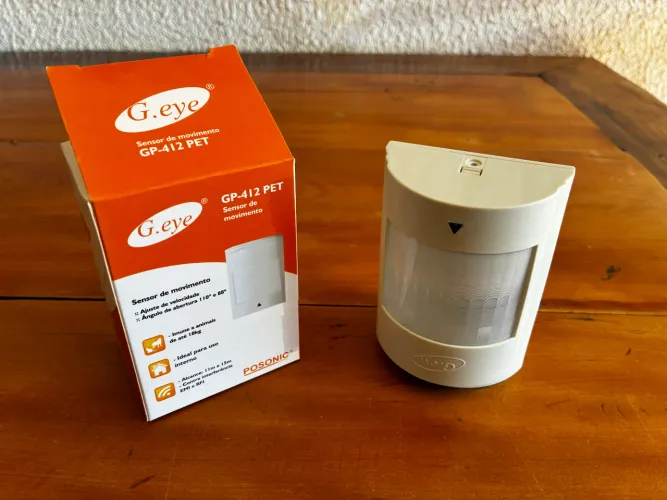 Sensor de Movimento GP-412 PET para Alarmes