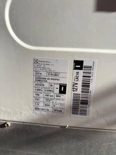 Lavadora Electrolux 