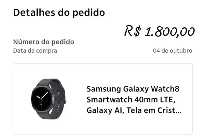 Smartwatch samsung 8