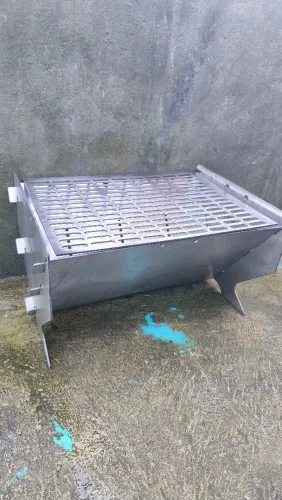 Churrasqueira de Inox de montar! Portátil.