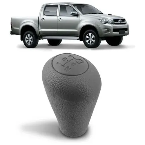 Bola de Câmbio Toyota Hilux 1995 à 2011 5M - Cinza Gravado - N500011