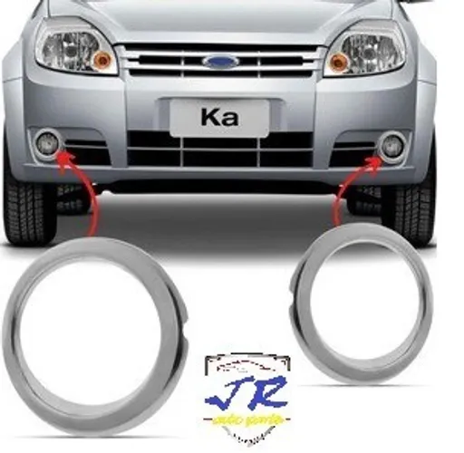 Par Aplique Milha Auxiliar Ford Ka 2008 2009 2010 2011