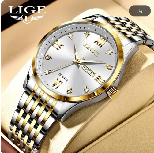 Lige-Relógio unissex, Casual, aço