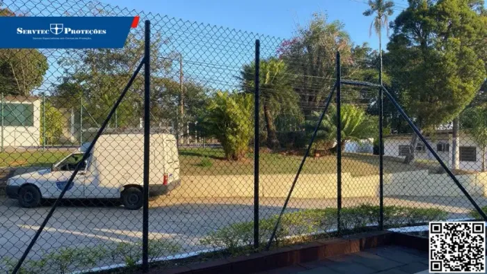 Alambrado com revestimento PVC