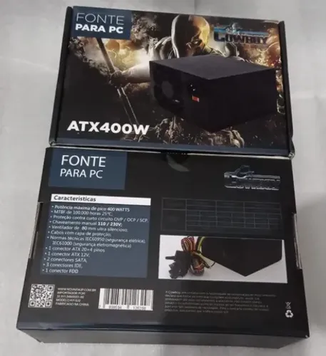 fonte atx 400w nova *