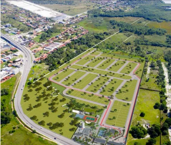Lotes no litoral sul 
