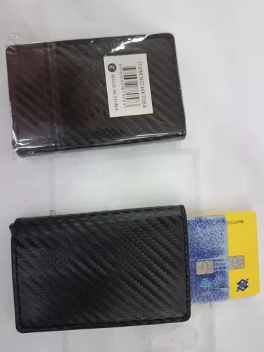 Carteira porta cartões anti rfid