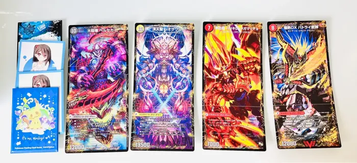Kit com 4 Card Duel Masters Originais Japoneses  