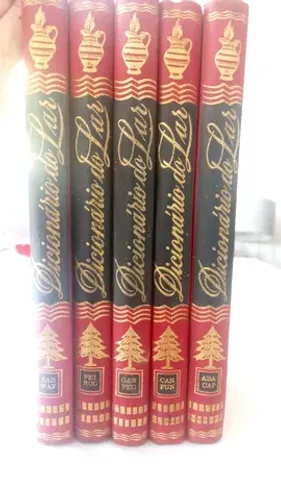 Dicionário do lar 1964 Cláudia Santos 4 volumes