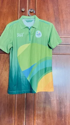 Camiseta oficial Olimpiada Rio 2016 tamanho P- Staff