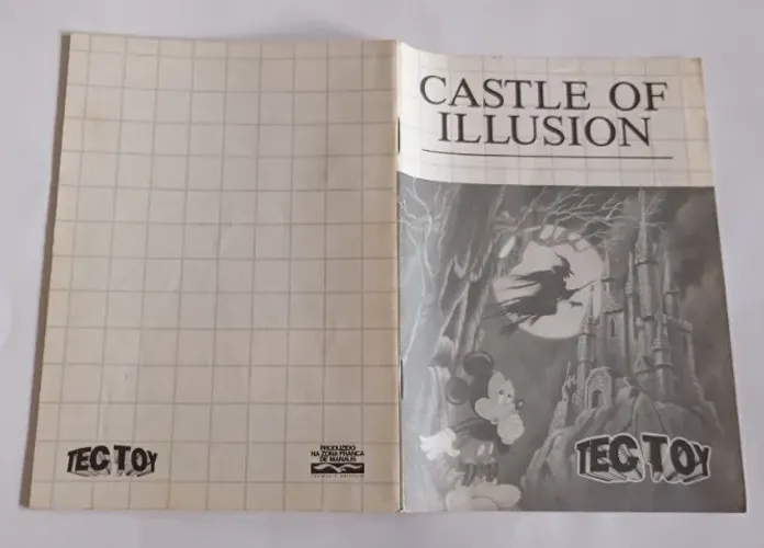 Manual Do Jogo Castle Of Illusion Master System Tec Toy