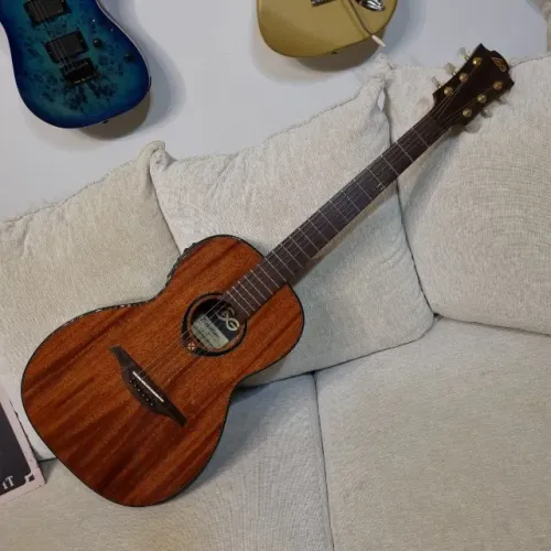Violao Lag Tramontane Parlor Fishman Presys Blend Eletro Acústico (Musicalvo)