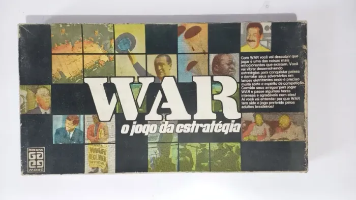 Jogo War da Grow Completo - Antigo Anos 80