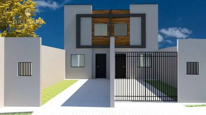 Sobrado novo com 2 dormitórios à venda, 58 m² por R$ 370.000 - Sítio Cercado - Curitiba/PR