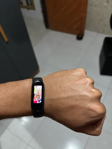 Smartband Bluetooth Xiaomi Mi Smart Band 5 Tela 1,1'' Preto