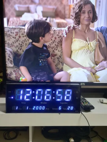 Relógio Parede Display Digital