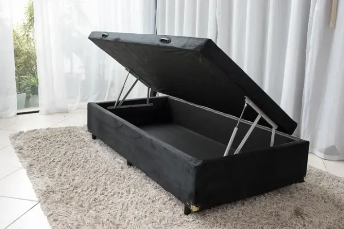 Cama Box Baú Solteiro Entrega em 24h Frete Grátis