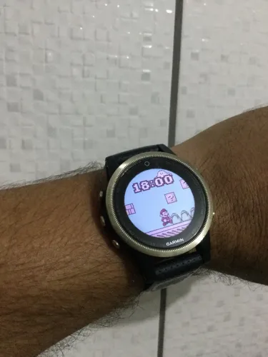 relogio garmin fenix 5s edição especial vidro zafira