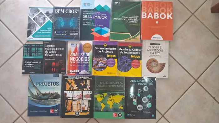 Livros pmbok, babok, bpm cbok, Lean, gerenciamento projetos e outros 