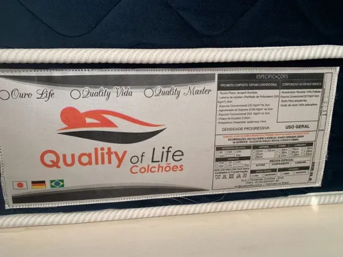 Colchão Magnético Massageador Queen - Quality oj Life Master (menos de 1 ano de uso)