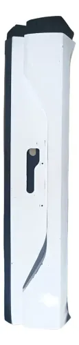 L- Capa Parachoque Traseiro Branco Saveiro 2012 A 2016 DETALHES