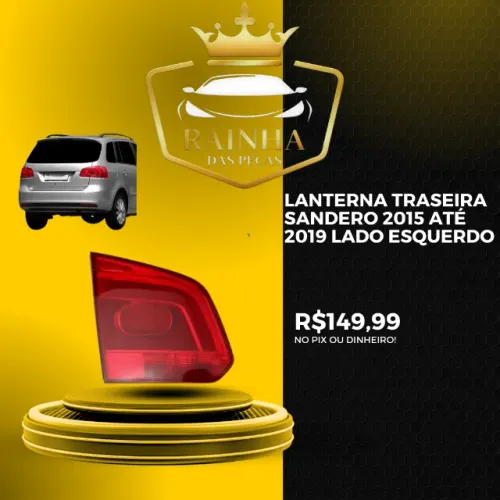 Lanterna Traseira Spacefox 2010 até 2014 (Mala) Lado Esquerdo