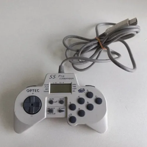Controle Sega Saturn Optec Pro Commander Original Raro!