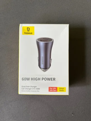 Carregador vincular baseus turbo 60w original lacrado 