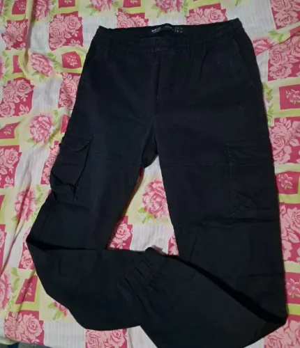calça jogger masculina preta, tam. P