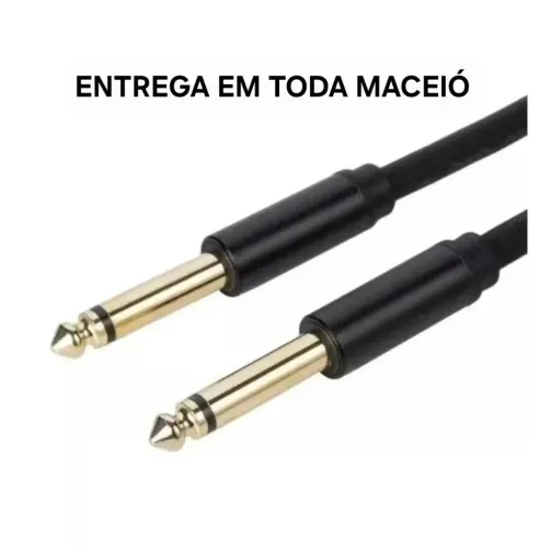 Cabo P10 Macho para P10 Macho 5 Metros Para Instrumentos 
