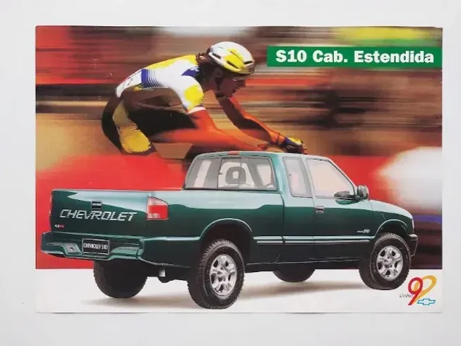 Chevrolet S10 Cabine Estendida 1999 - Catálogo Folder Folheto