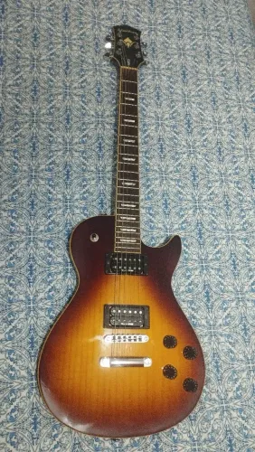 Guitarra Washburn Les Paul WINSTD Braço colado Captação Seymour Duncan