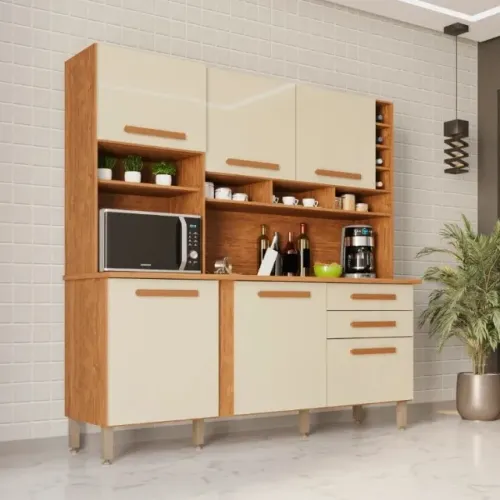 Armário de Cozinha 100% MDF 6 Portas 2 Gavetas Varios modelos