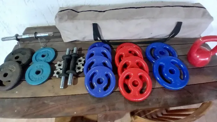 Kit musculação 