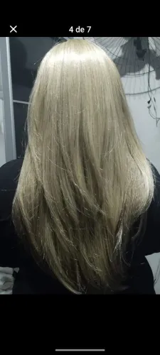 Cabelo loiro platinado