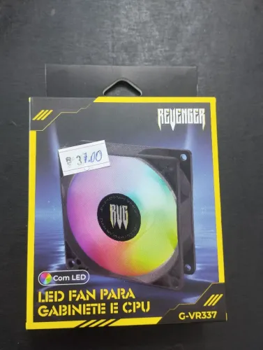 Cooler Fan LED RGB para Gabinete e CPU - Revenger G-VR337