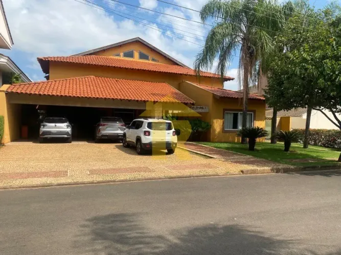 Casa de Luxo no Condomínio Damha I, São José do Rio Preto-SP: 4 Suítes, 3 Salas, 6 Banheir