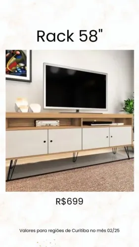 Promoção Rack 58'' - 18/02/25