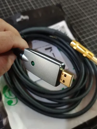 Interface Usb/P10 para Guitarra e Contrabaixo 