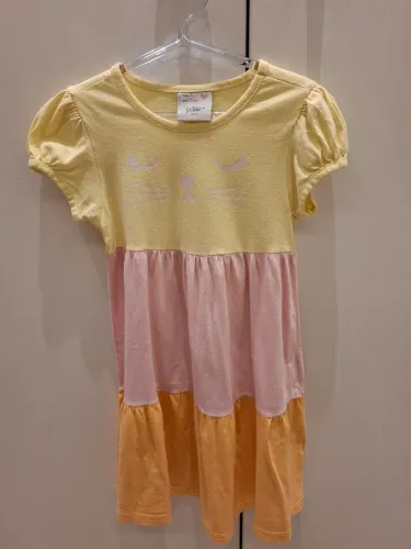 Vestido Infantil da Poim com detalhe de gatinho