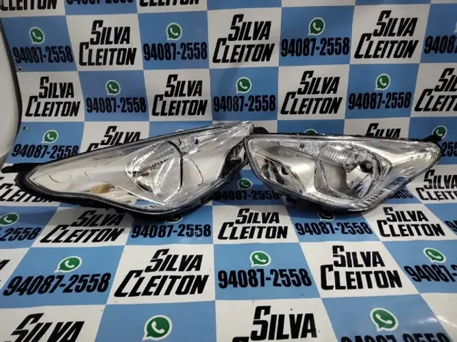 par farol ford ka 2015 2016 2017 2018 cromado novo importado