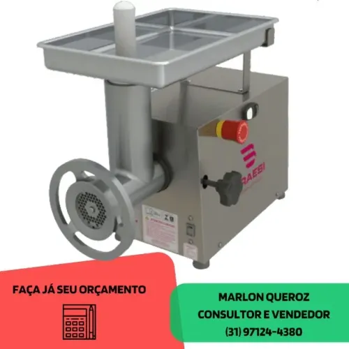 Moedor de Carne Boca 10 Inox Bivolt Braesi