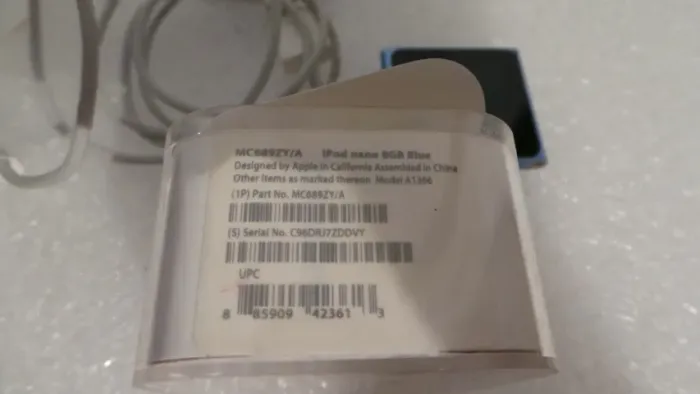 IPOD NANO 8 GB BLUE FUNCIONANDO RARIDADE!!