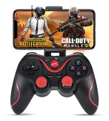 Controle Sem Fio Bluetoot Wireless Android Ios Joystick Pc Celular Smart TV 