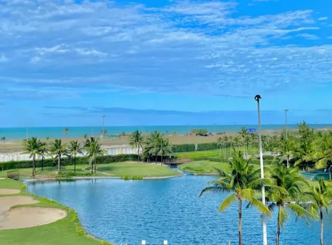 Belíssimo apartamento no Golf Ville com cervejeira e sistema de som!!!