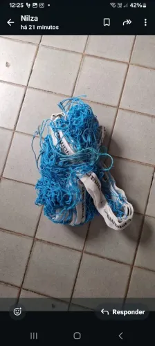 Rede de Vôlei Azul