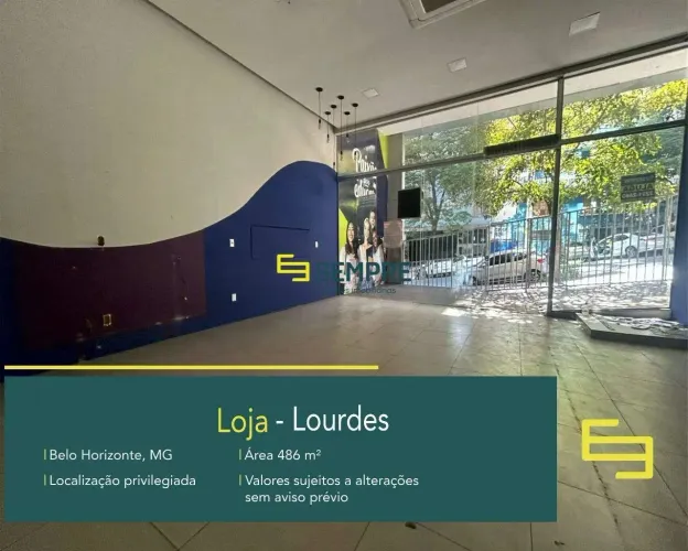 Loja para alugar no Bairro de Lourdes em BH