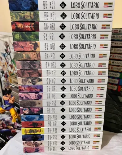 Lobo Solitário Edição de luxo volumes 1 ao 19 em ótimo estado