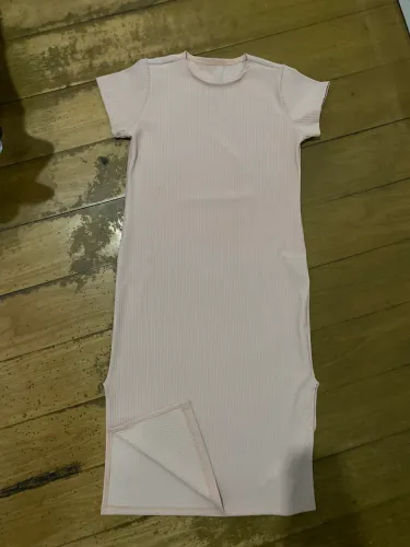 Vestido midi canelado PLUS - 44/46 